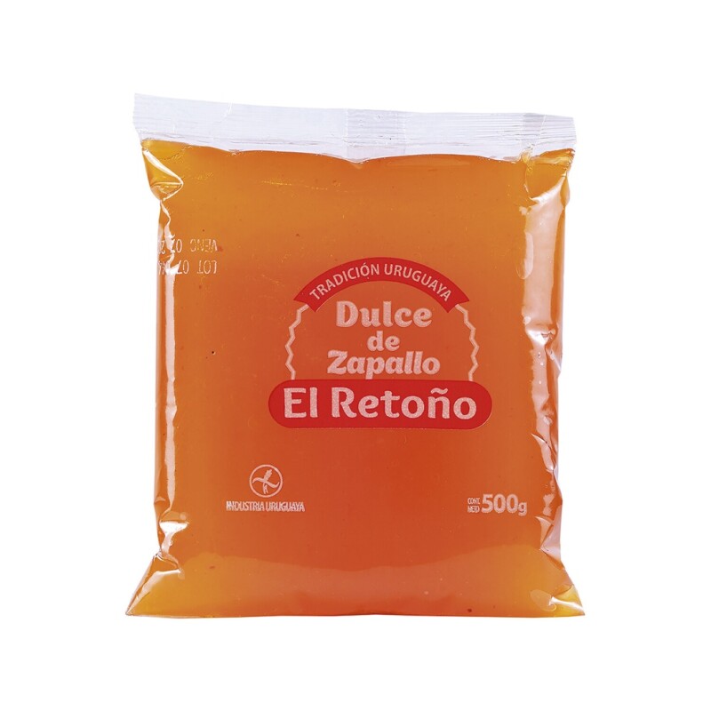 DULCE ZAPALLO EL RETOÑO 500G Dulce Zapallo El Retoño 500g