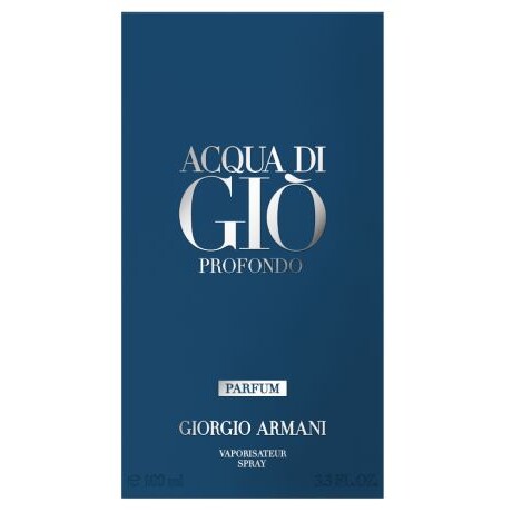 PERFUME ACQUA DI GIO PROFONDO PARFUM 100ml PERFUME ACQUA DI GIO PROFONDO PARFUM 100ml