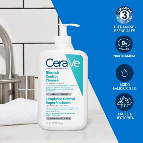 Gel Limpiador de Control Imperfecciones Cerave 473ML 001