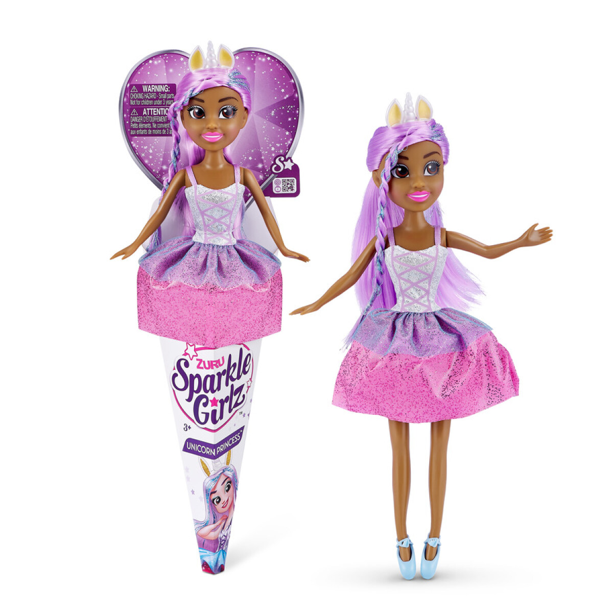 Figura Princesa Sparkle Girlz Unicornio Hadas 