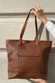 Bolso Sur Cognac Esterillado