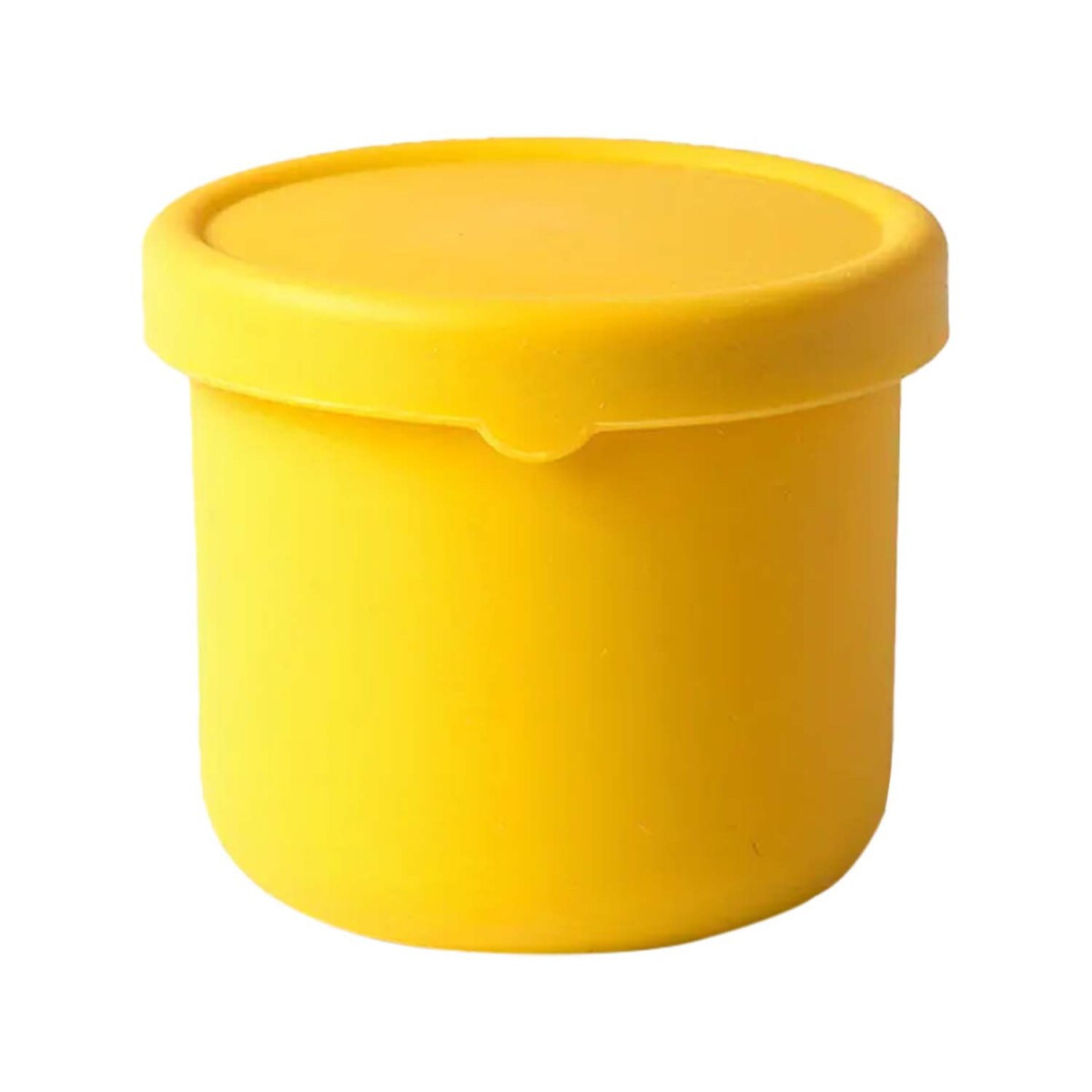 Contenedor Recipiente de Alimentos 250Ml c/ Tapa en Silicona - Amarillo 