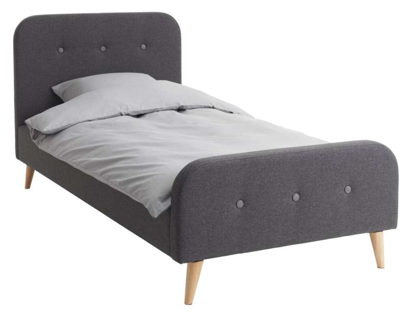 Estructura Cama 90X200 Kongsberg - Gris 
