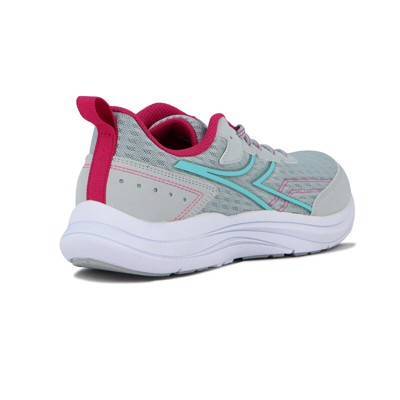 Championes Diadora Snipe Mujer Plata-fucsia