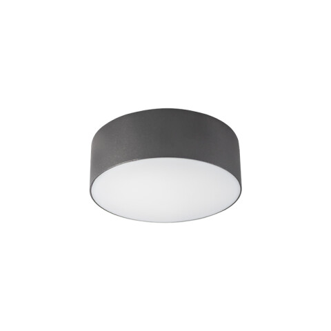 Plafón LED redondo negro IP20 16W 3000K Ø120mm AO1135