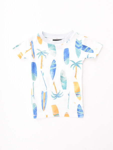 PIJAMA CONJUNTO SURF BLANCO