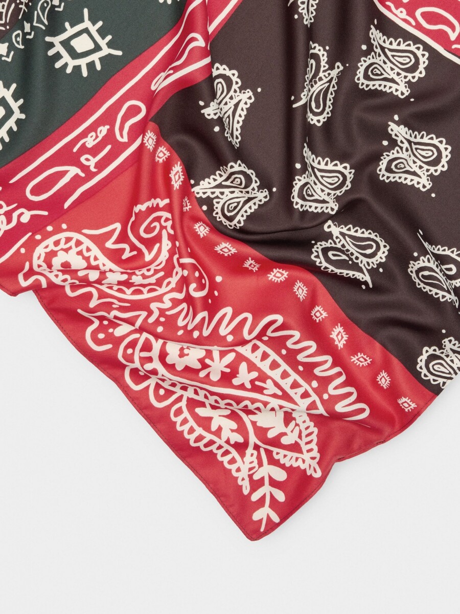Pañuelo Con Estampado multicolor