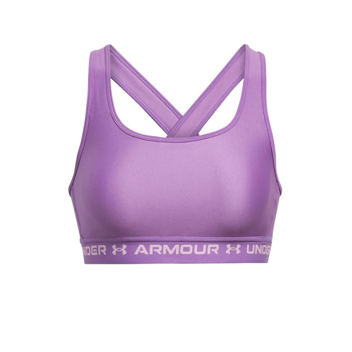 TOP MUJER UNDER ARMOUR CROSSBACK MID BRA - Violet 