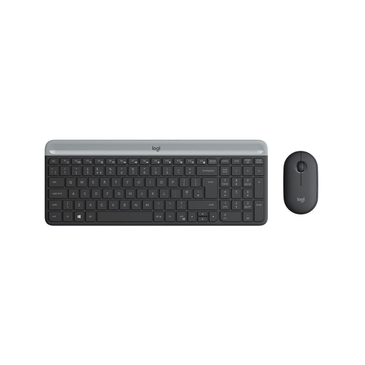 Combo Teclado Y Mouse Inalámbrico Logitech MK470 Negro 