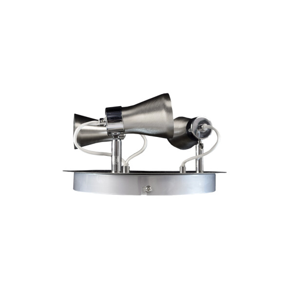 Spots ROMA níquel con base redonda 3xGU10 50W AI1047