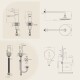 JUEGO DE GRIFERIA LAVATORIO BIDET DUCHA BRILLO LINEA BLEST CROMO