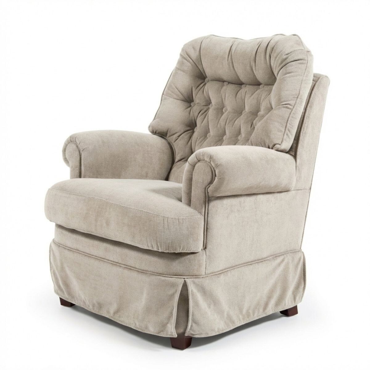 Butaca Bergere Capitoné fija - Tela Aquaclean - A fabricar 