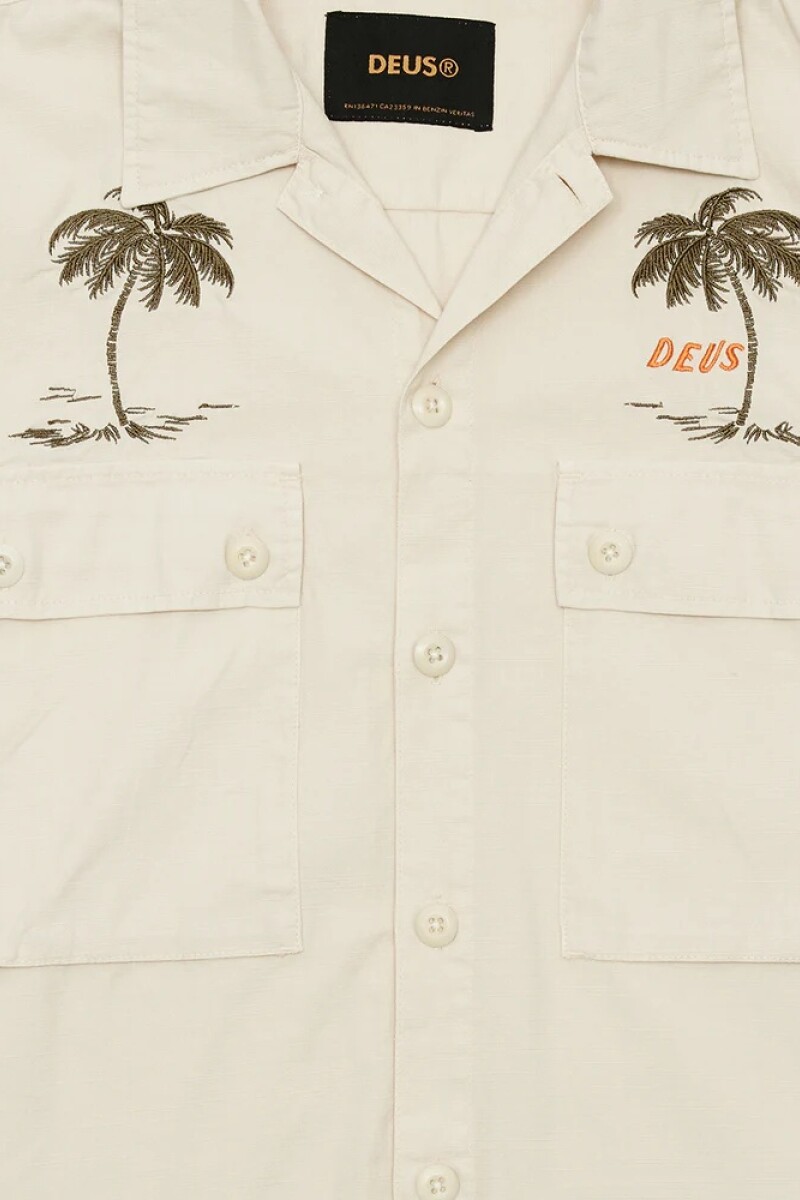Stranded Fatigue Shirt Blanco