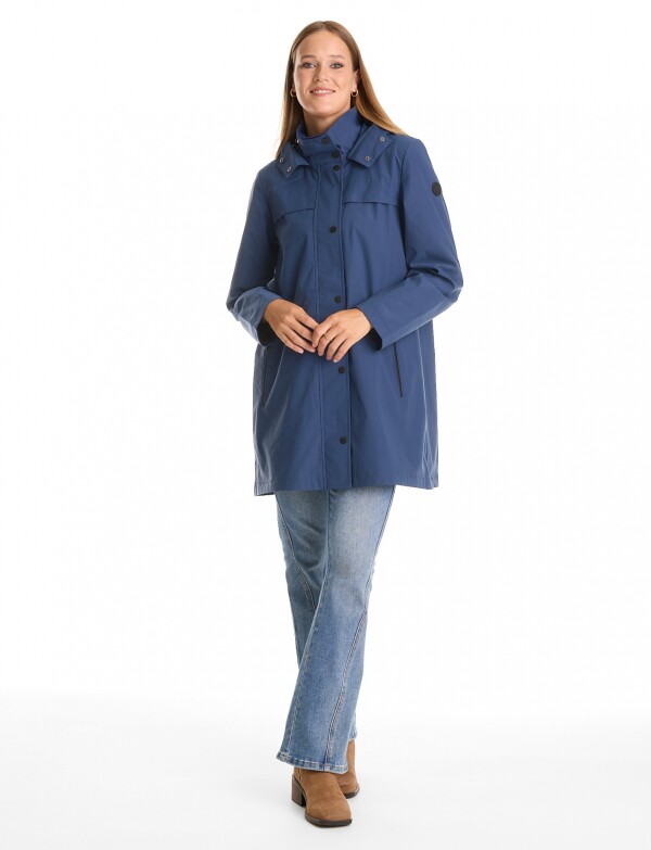 Gabardina Impermeable AZUL