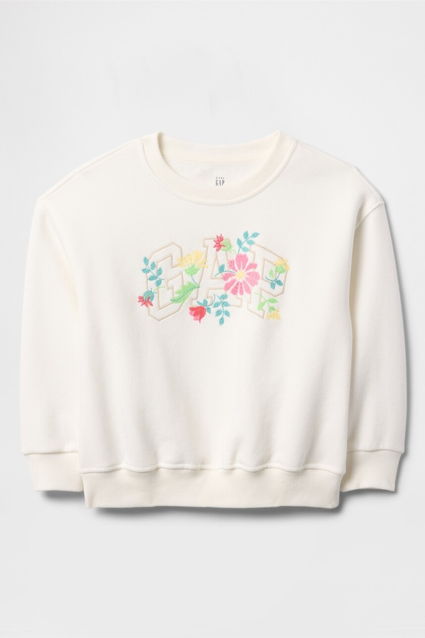 Buzo Deportivo Toddler Niña New Off White