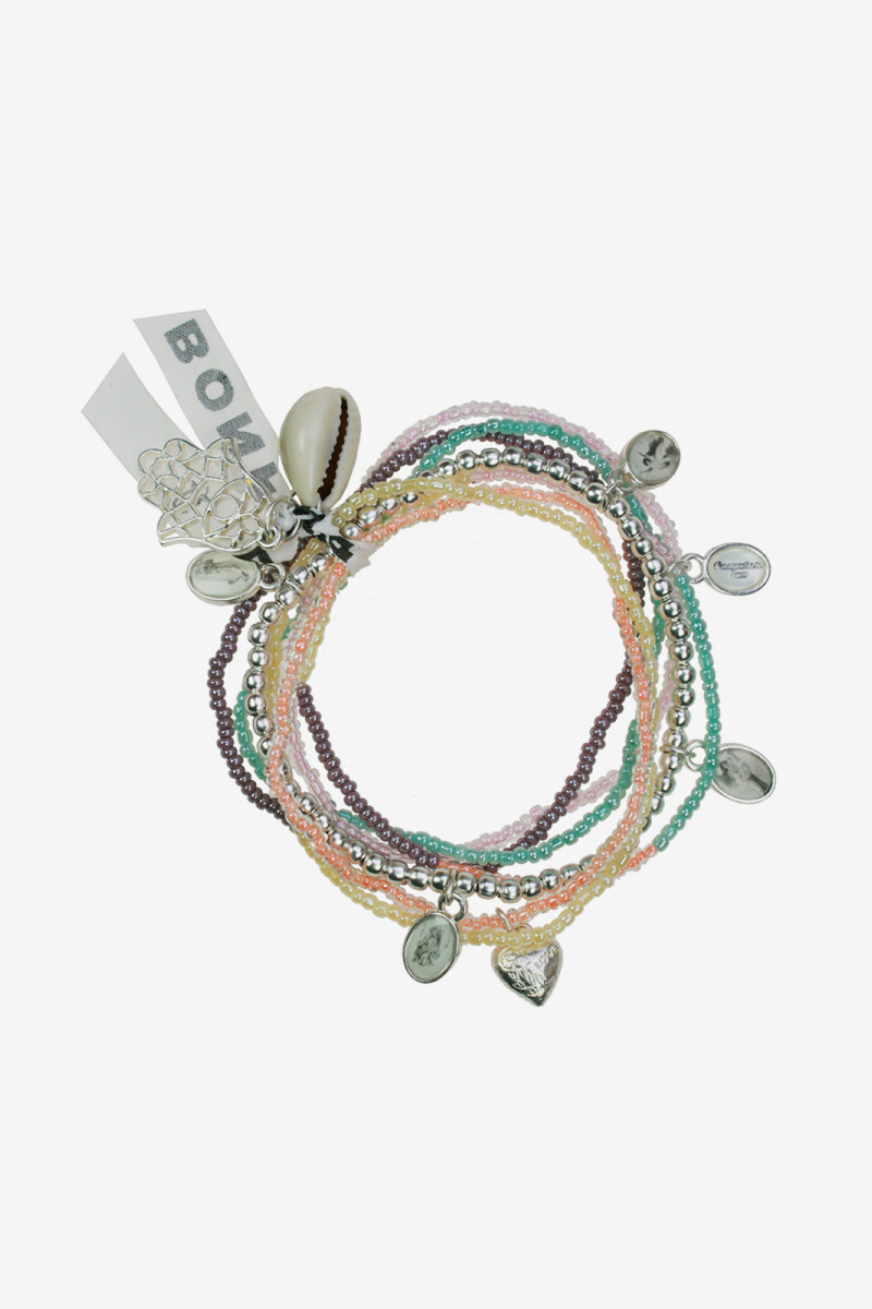 Juego de pulseras Blanco