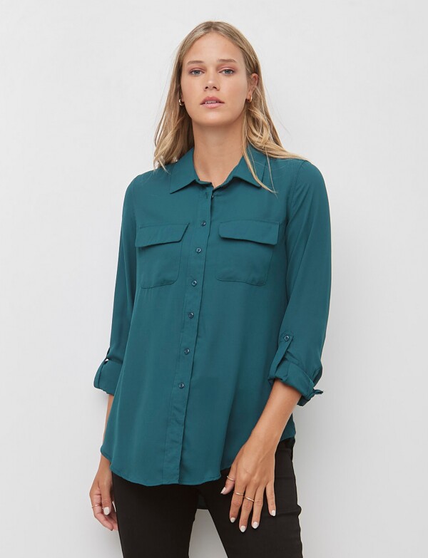 Camisa Gasa VERDE