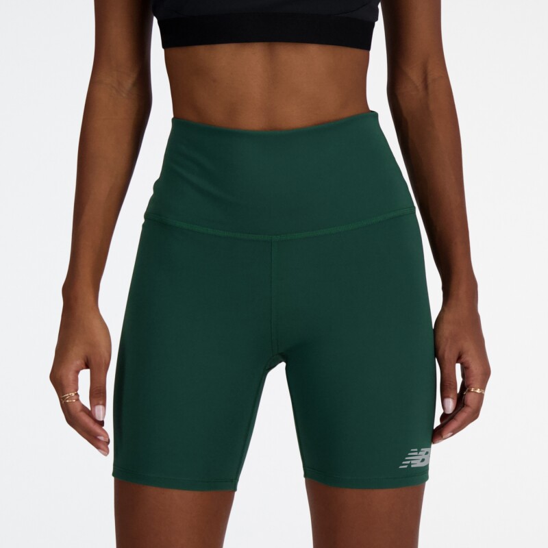 Short New Balance de Dama - 6 INCH BIKE SHORT - WS41114NWG GREEN