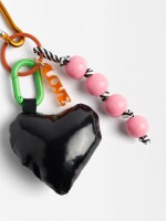 Llavero Charm Corazón multicolor