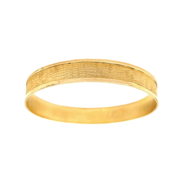 Esclava rayada con Borde-Oro bajo-Sin piedra-ES8001 sinpiedra