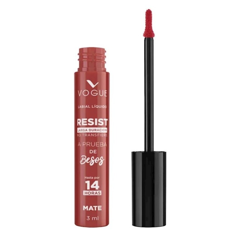 Labial Líquido Resist Vogue Disfruta 3 Ml. Labial Líquido Resist Vogue Disfruta 3 Ml.
