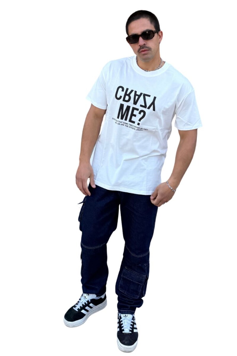 Remera Crazy Blanco