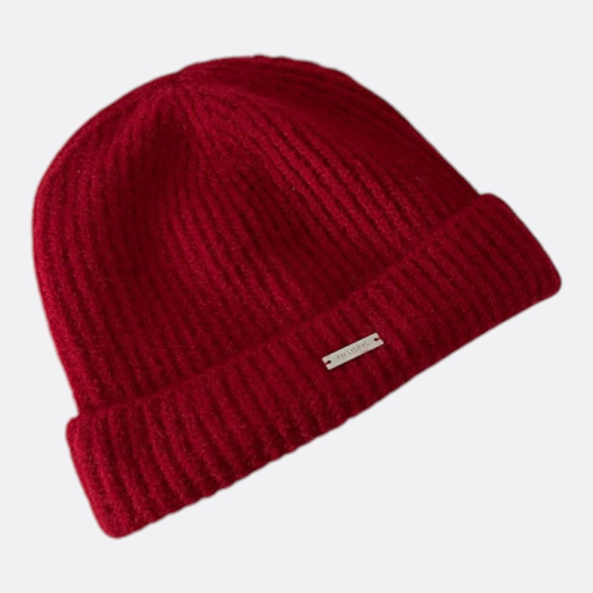 Gorro De Lana Abrigo Índigo - Rojo 
