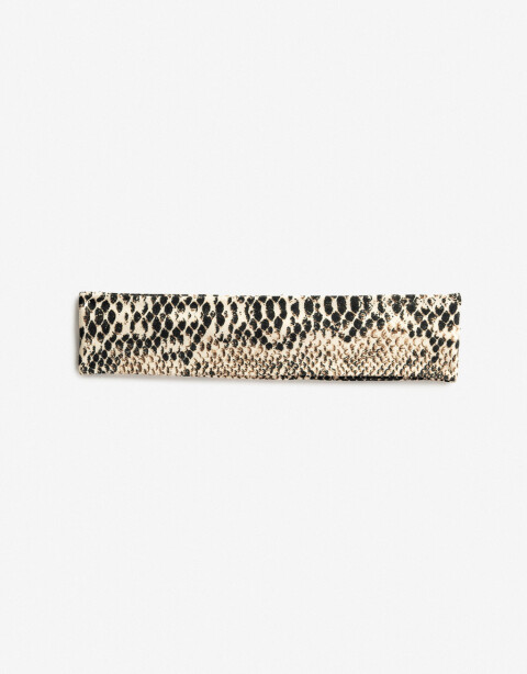 Vinchas Textiles Estampados Vincha Recta Animal Print - Estampado Animal Print