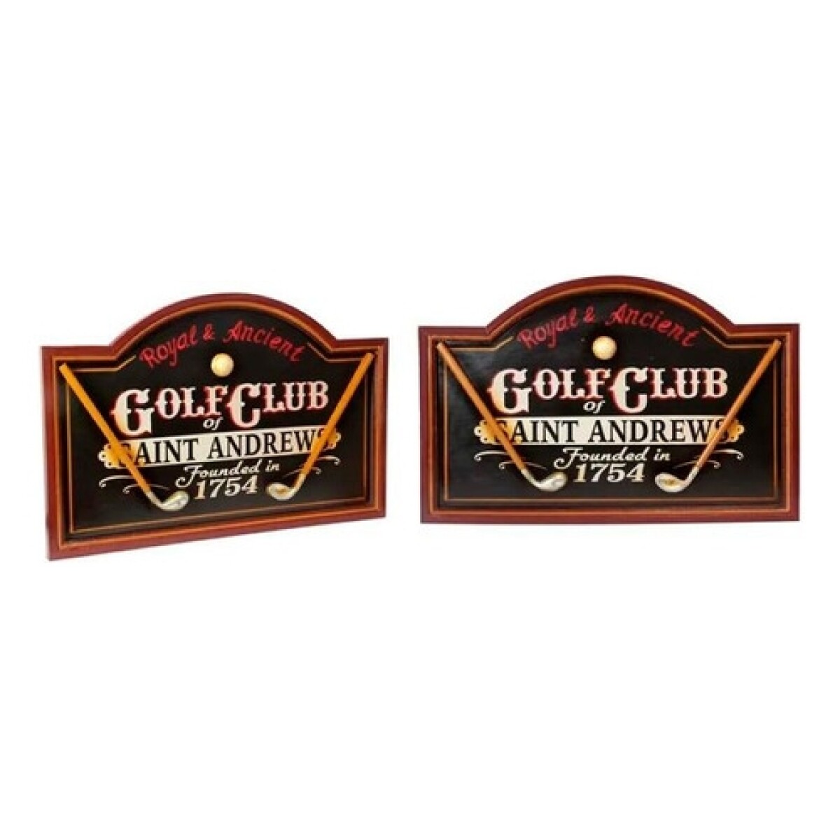 Cuadro en madera diseño Golf 