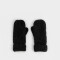 Guantes Varios Romántico Guantes Tejidos Negro - Negro
