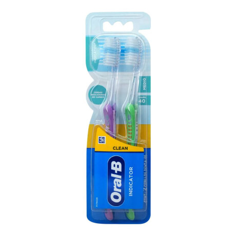 Cepillo dental ORAL-B Indicator x 2 unidades Cepillo dental ORAL-B Indicator x 2 unidades