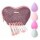 Set Maquillaje 8 Brochas y Pinceles con Estuche + Esponjas Rosa