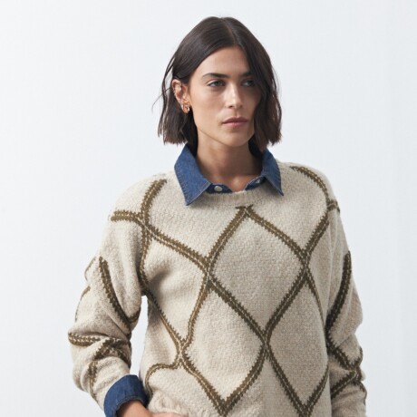 SWEATER LITAS Beige Melange