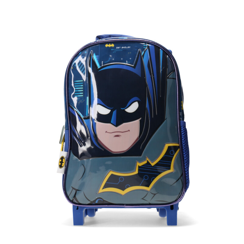 Mochila Batman c/Carro Azul - Gris