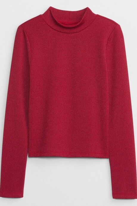 Remera Niña Red Metallic