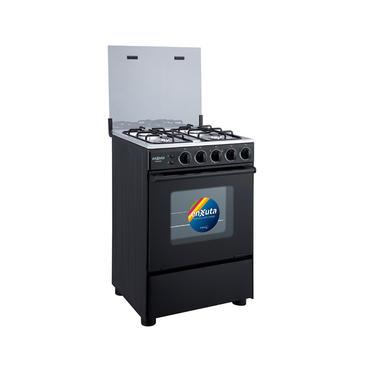 Cocina Supergas 4hornallas Negra 