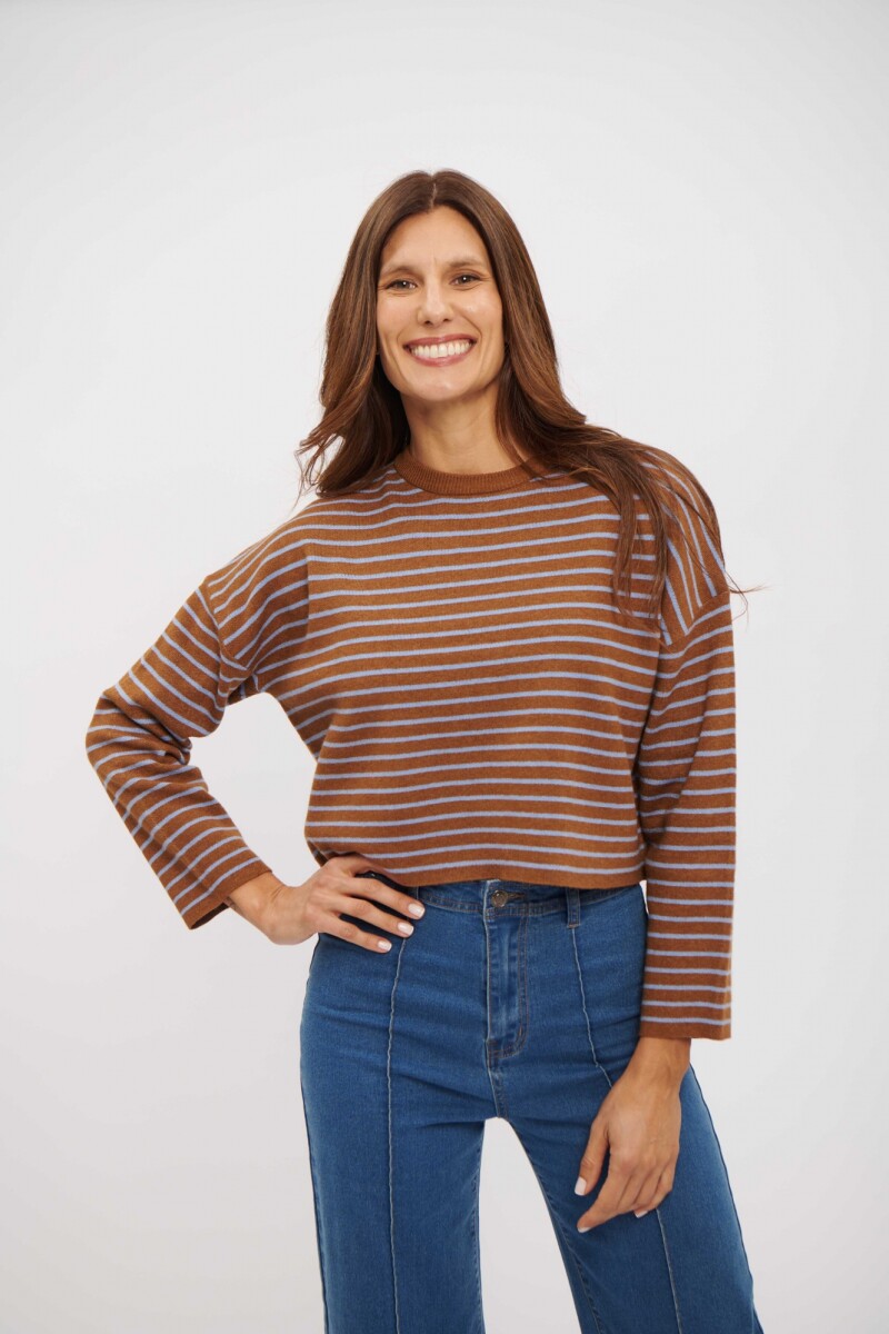 BUZO NUMA CHOCOLATE Y LAVANDA