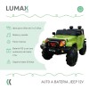 Jeep a batería para Niños Verde