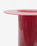 Jarrón Kelse de vidrio rosa 28 cm Jarrón Kelse de vidrio rosa 28 cm