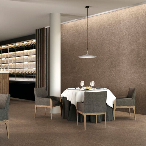 Porcelanato Para Pared De 120X120 Serie Dock Baldocer GAMAS DE MARRON