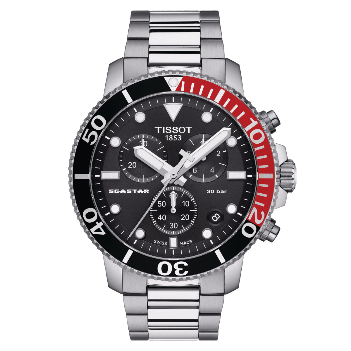 Reloj Tissot Seastar 1000 Chrono - negro T1204171105101 