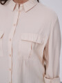 Camisa Aniux Beige Claro