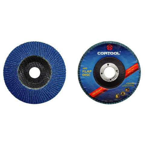 Disco flap oxido aluminio 115 x 22,23 mm grano 120 CT1212