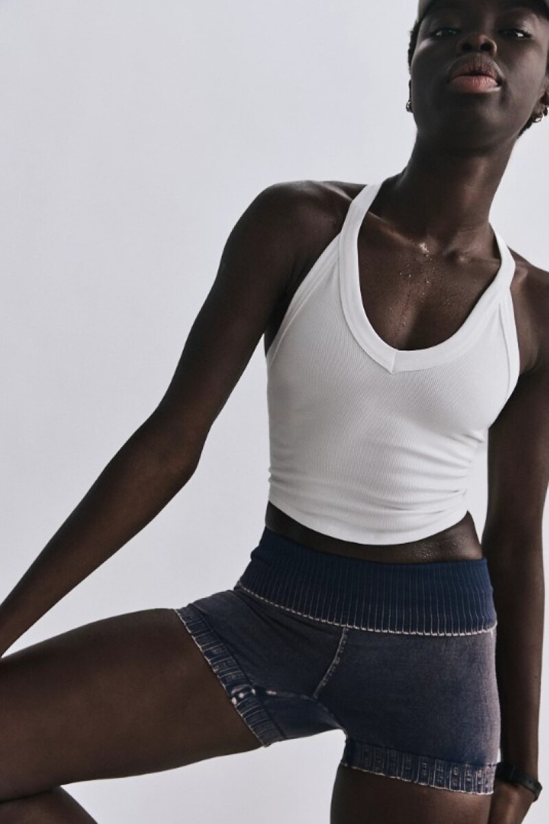 ALL CLEAR V NECK CAMI Blanco