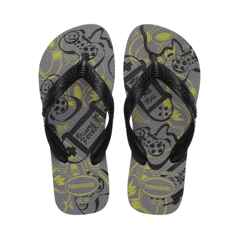 Sandalias Havaianas Kids Athletic Niños Gris Acero