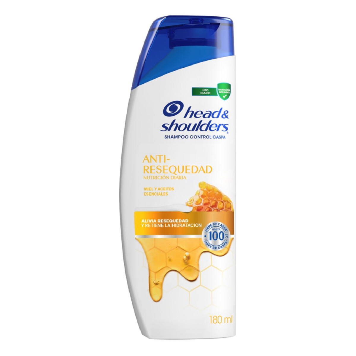 Shampoo Head & Shoulders Miel Anti-Resequedad 180ml 
