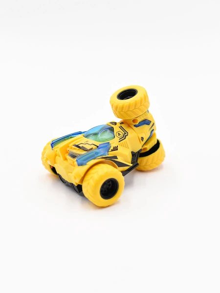 COCHE A FRICCION PIRUETAS AMARILLO