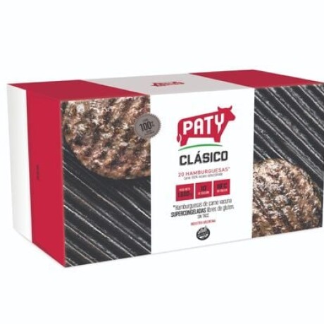 HAMBURGUESAS X20 PATY HAMBURGUESAS X20 PATY