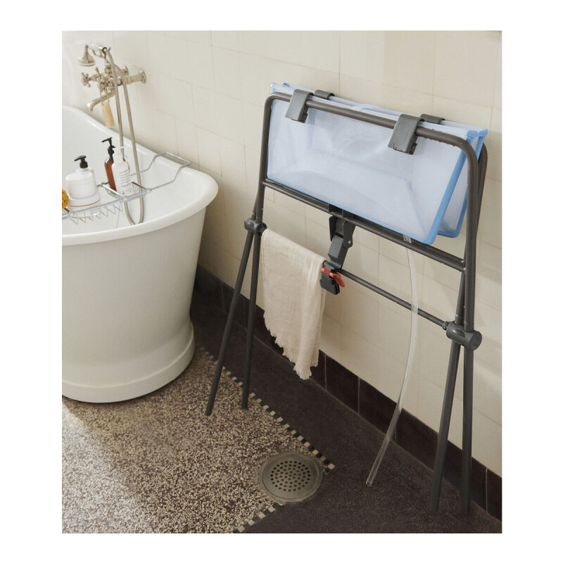 Baño Plegable Flexi Bath Stokke Transparente / Azul Baño Plegable Flexi Bath Stokke Transparente / Azul