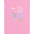 V-VALUE SS GRPH BS PINK FLAMINGO